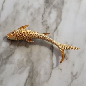 Monet Fish Brooch